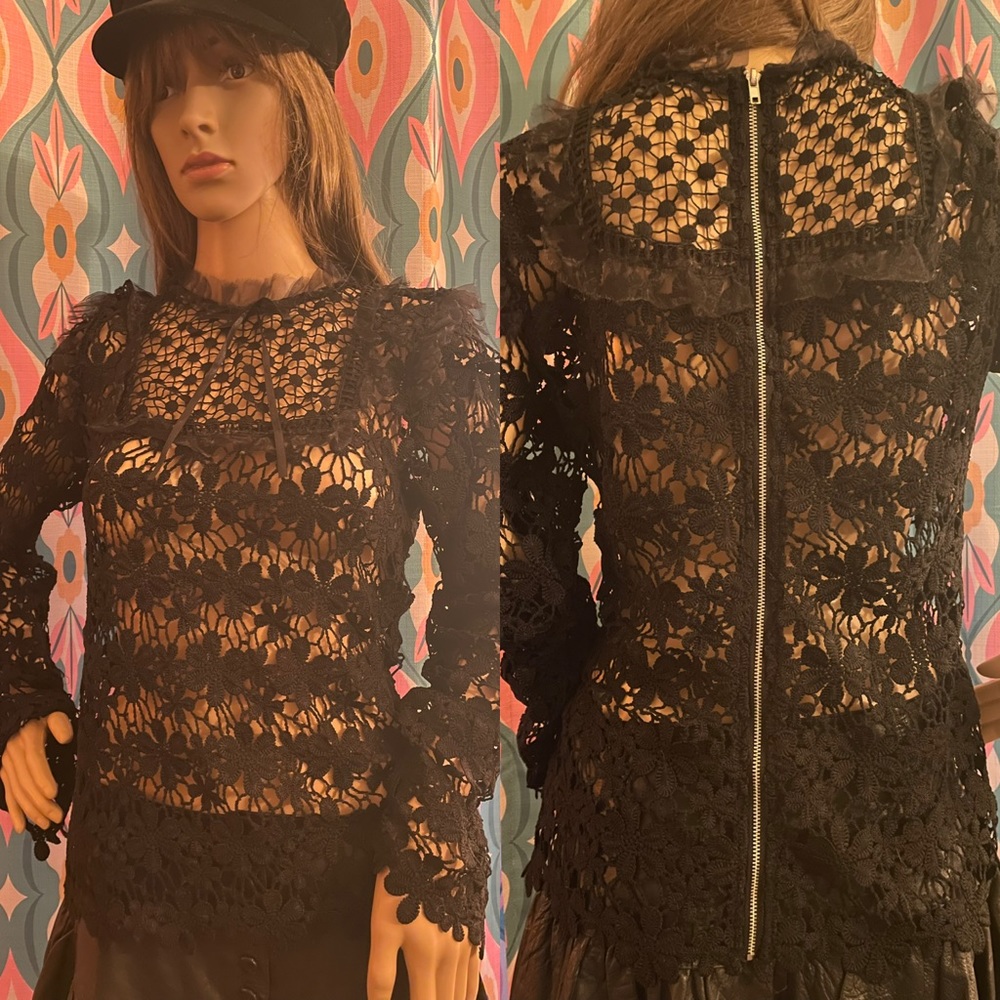 Romeo & Juliet crochet lace top